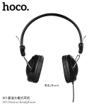 HOCO Cuffia W5 con Microfono e Jack 3.5mm - Nero