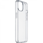 CELLULARLINE Cover CLEAR STRONG per APPLE iPhone 15 da 6.1" con Cornice in Gomma Rialzata e Retro Rigido - Trasparente