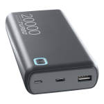 CELLULARLINE Power Bank da 20000mAh ESSENCE TURBO con USB-C Power Delivery 20W - Nero