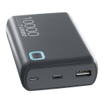 CELLULARLINE Power Bank da 10000mAh ESSENCE TURBO con USB-C Power Delivery 20W - Nero