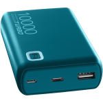 CELLULARLINE Power Bank da 10000mAh ESSENCE TURBO con USB-C Power Delivery 20W - Verde