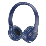 HOCO Cuffia Wireless W41 con Bluetooth 5.3, Microfono e Controllo Volume - Blu